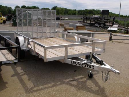 New Aluminum Utility Trailer  77 X 10  Utility Trailer  With  Electric Brakes