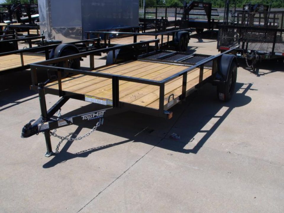 New Utility Trailer 77 X 12  HD   Front & Rear Fold Rear Gate 2990 Axle