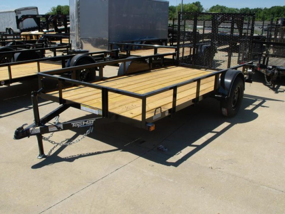 New Utility Trailer 77 X 12  HD   Front & Rear Fold Rear Gate 2990 Axle