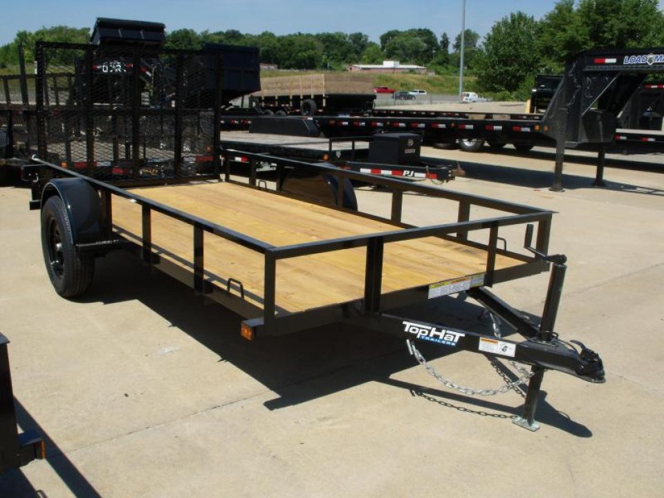 New Utility Trailer 77 X 12  HD   Front & Rear Fold Rear Gate 2990 Axle