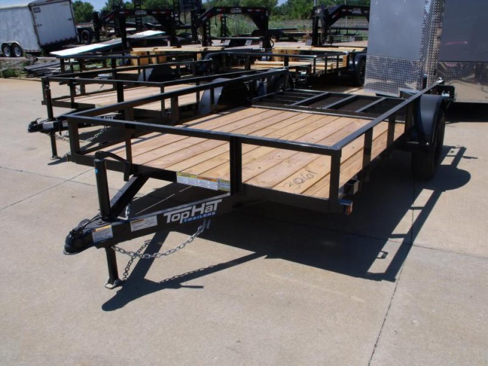 New Utility Trailer 77 X 12  HD   Spring Assisted Front & Rear Fold Rear Gate 2990 Axle