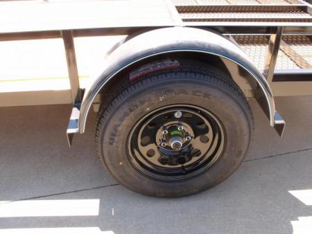 New Utility Trailer 77 X 12  HD   Spring Assisted Front & Rear Fold Rear Gate 2990 Axle