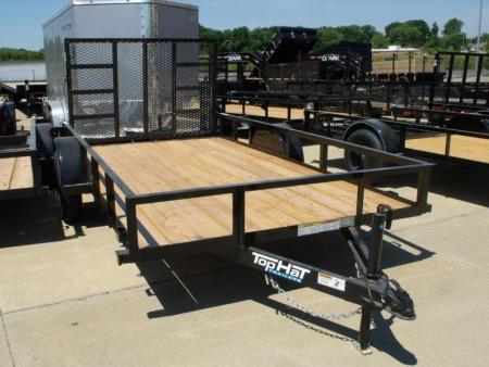New Utility Trailer 77 X 12  HD   Spring Assisted Front & Rear Fold Rear Gate 2990 Axle