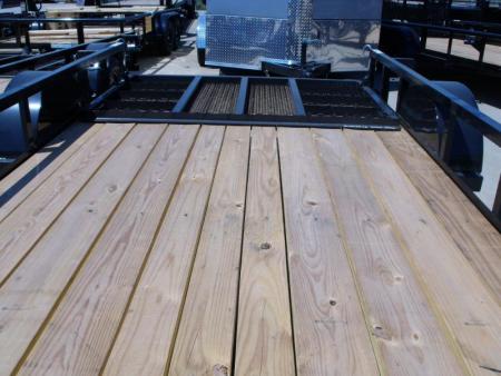 New Utility Trailer 77 X 12  HD   Spring Assisted Front & Rear Fold Rear Gate 2990 Axle