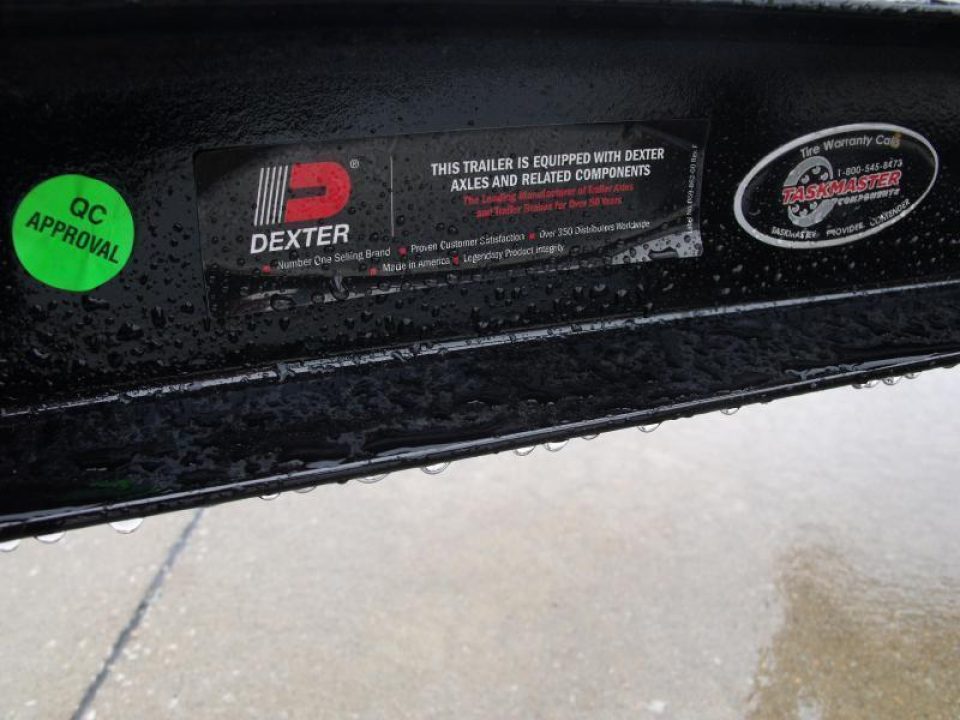 New Utility Trailer 83" x 16    Pipe Rail Top  Rear  LAY-N-TAIL GATE  Brakes 7000 GVWR