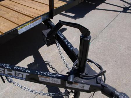 New Utility Trailer 83" x 16    Pipe Rail Top  Rear  LAY-N-TAIL GATE  Brakes 7000 GVWR