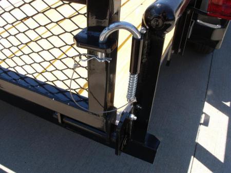 New Utility Trailer 83" x 16    Pipe Rail Top  Rear  LAY-N-TAIL GATE  Brakes 7000 GVWR