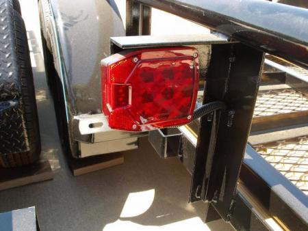 New Utility Trailer 83" x 16    Pipe Rail Top  Rear  LAY-N-TAIL GATE  Brakes 7000 GVWR