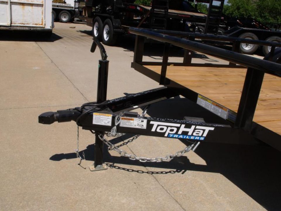 New Utility Trailer 83" x 16    Pipe Rail Top  Rear  LAY-N-TAIL GATE  Brakes 7000 GVWR