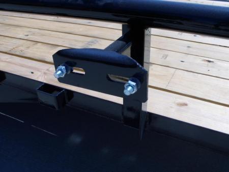 New Utility Trailer 83" x 16    Pipe Rail Top  Rear  LAY-N-TAIL GATE  Brakes 7000 GVWR