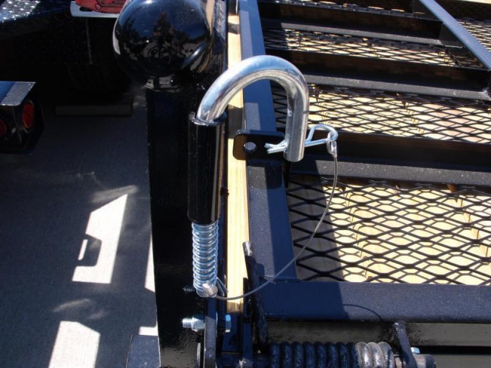 New Utility Trailer 83" x 16    Pipe Rail Top  Rear  LAY-N-TAIL GATE  Brakes 7000 GVWR