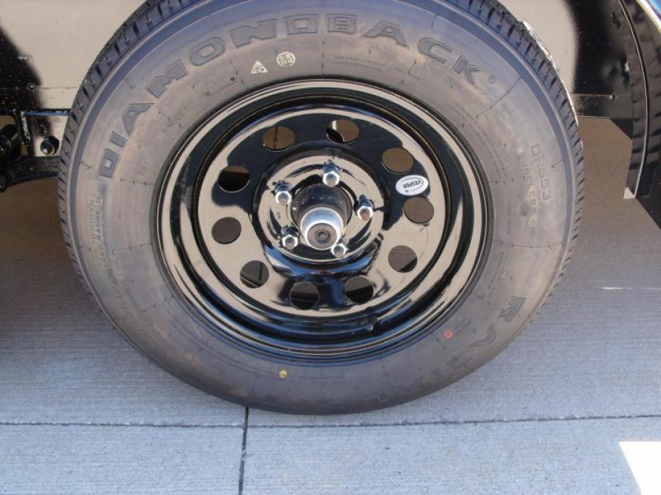 New Utility Trailer 83" x 16    Pipe Rail Top  Rear  LAY-N-TAIL GATE  Brakes 7000 GVWR