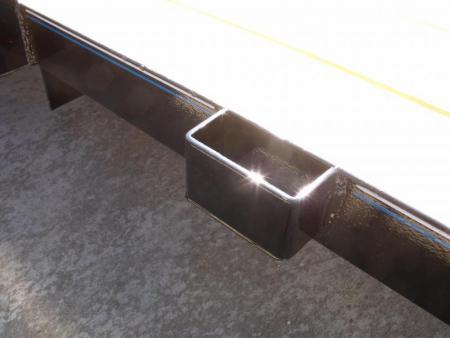 New Utility Trailer 83" x 16    Pipe Rail Top  Rear  LAY-N-TAIL GATE  Brakes 7000 GVWR