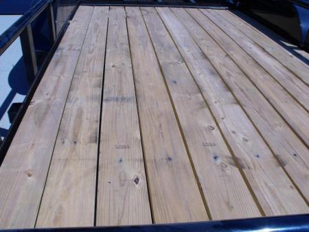 New Utility Trailer 83" x 16    Pipe Rail Top  Rear  LAY-N-TAIL GATE  Brakes 7000 GVWR