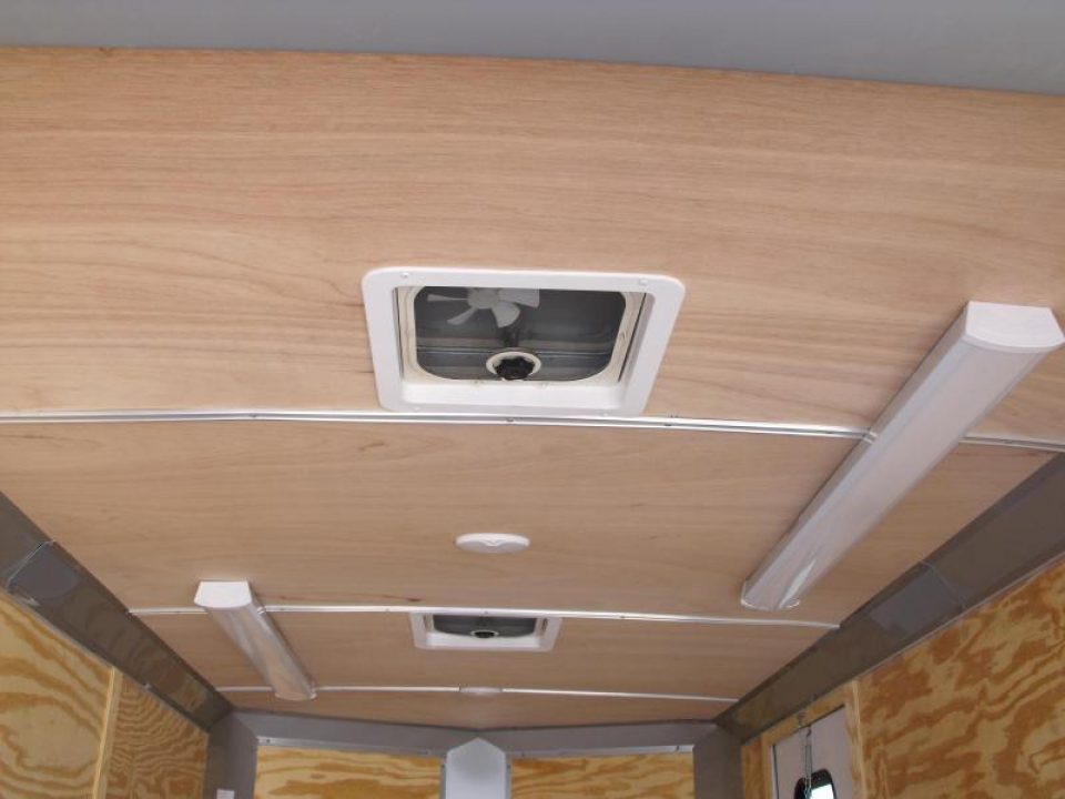 New SALE    Enclosed Trailer  ( Electrical Package ) 7 X 12 Ramp 7' Height  Two Tone Color Silver Mist/Black Electrical Package 30 Amp ( Electric Brakes) Loaded Unit Tube Construction