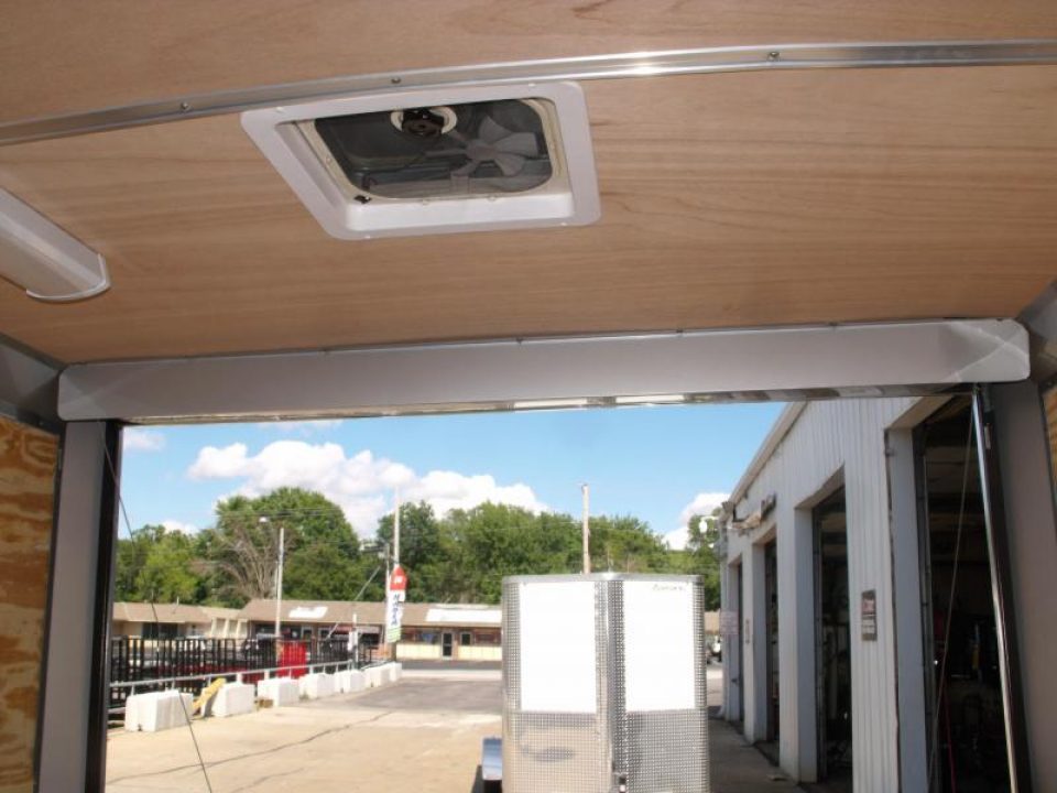 New SALE    Enclosed Trailer  ( Electrical Package ) 7 X 12 Ramp 7' Height  Two Tone Color Silver Mist/Black Electrical Package 30 Amp ( Electric Brakes) Loaded Unit Tube Construction