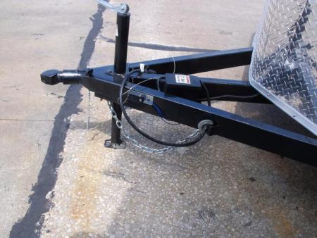 New SALE    Enclosed Trailer  ( Electrical Package ) 7 X 12 Ramp 7' Height  Two Tone Color Silver Mist/Black Electrical Package 30 Amp ( Electric Brakes) Loaded Unit Tube Construction