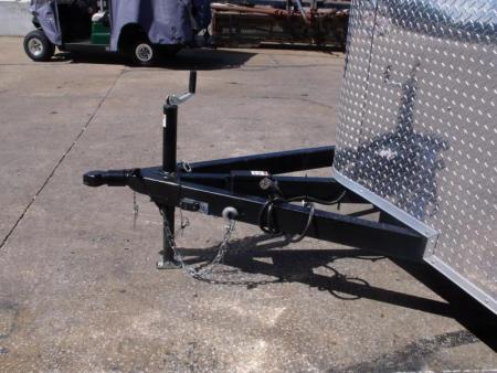 New SALE    Enclosed Trailer  ( Electrical Package ) 7 X 12 Ramp 7' Height  Two Tone Color Silver Mist/Black Electrical Package 30 Amp ( Electric Brakes) Loaded Unit Tube Construction