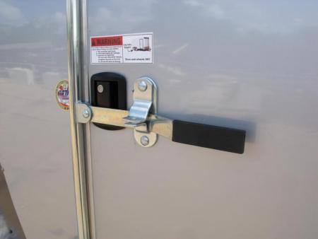 New SALE    Enclosed Trailer  ( Electrical Package ) 7 X 12 Ramp 7' Height  Two Tone Color Silver Mist/Black Electrical Package 30 Amp ( Electric Brakes) Loaded Unit Tube Construction