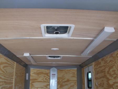 New SALE    Enclosed Trailer  ( Electrical Package ) 7 X 12 Ramp 7' Height  Two Tone Color Silver Mist/Black Electrical Package 30 Amp ( Electric Brakes) Loaded Unit Tube Construction