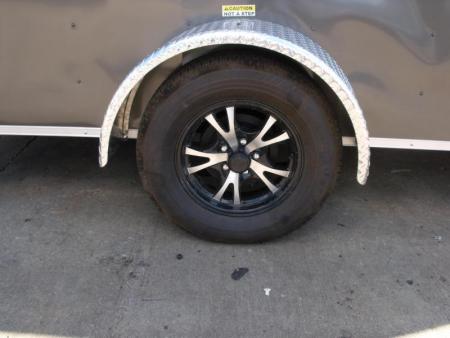 New SALE    Enclosed Trailer  ( Electrical Package ) 7 X 12 Ramp 7' Height  Two Tone Color Silver Mist/Black Electrical Package 30 Amp ( Electric Brakes) Loaded Unit Tube Construction