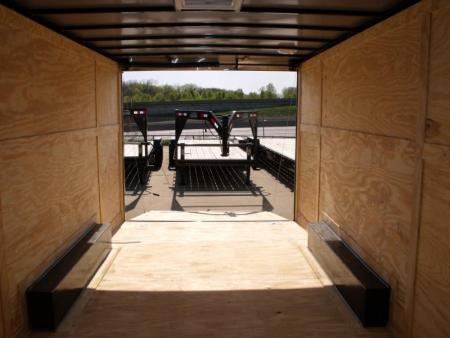 New HUGE SALE WHILE THEY LAST    !!!   Enclosed Trailer 8.5 x 20 Dove  Ramp    Silver Mist  In Color Ramp Door  9990  GVWR Dove Tail  7' Interior