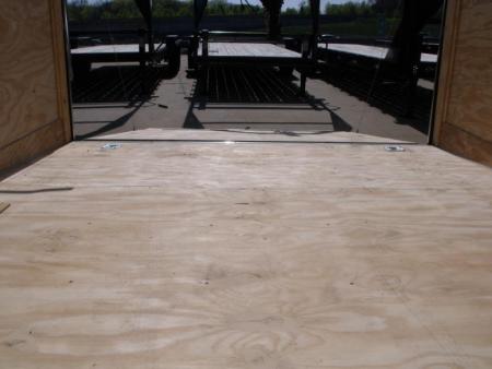 New HUGE SALE WHILE THEY LAST    !!!   Enclosed Trailer 8.5 x 20 Dove  Ramp    Silver Mist  In Color Ramp Door  9990  GVWR Dove Tail  7' Interior