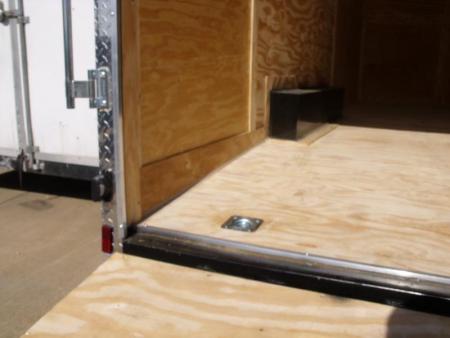 New HUGE SALE WHILE THEY LAST    !!!   Enclosed Trailer 8.5 x 20 Dove  Ramp    Silver Mist  In Color Ramp Door  9990  GVWR Dove Tail  7' Interior