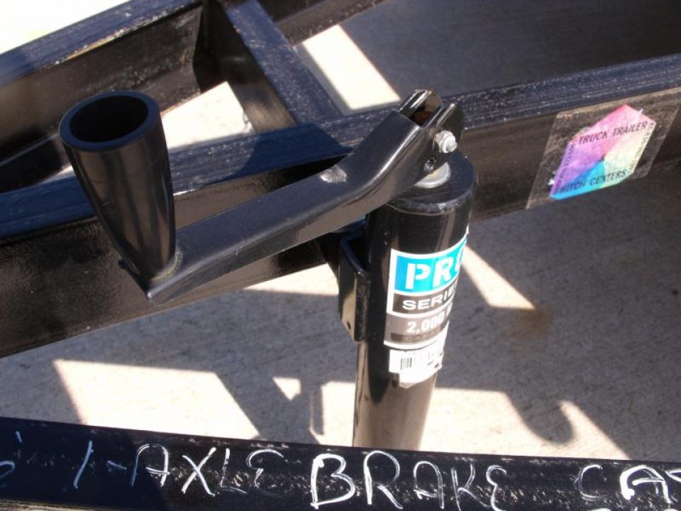 New SALE SALE SALE  Utility Trailer 83" X 16 Pipe Rail Top 7000 GVWR   Brakes Wood Deck