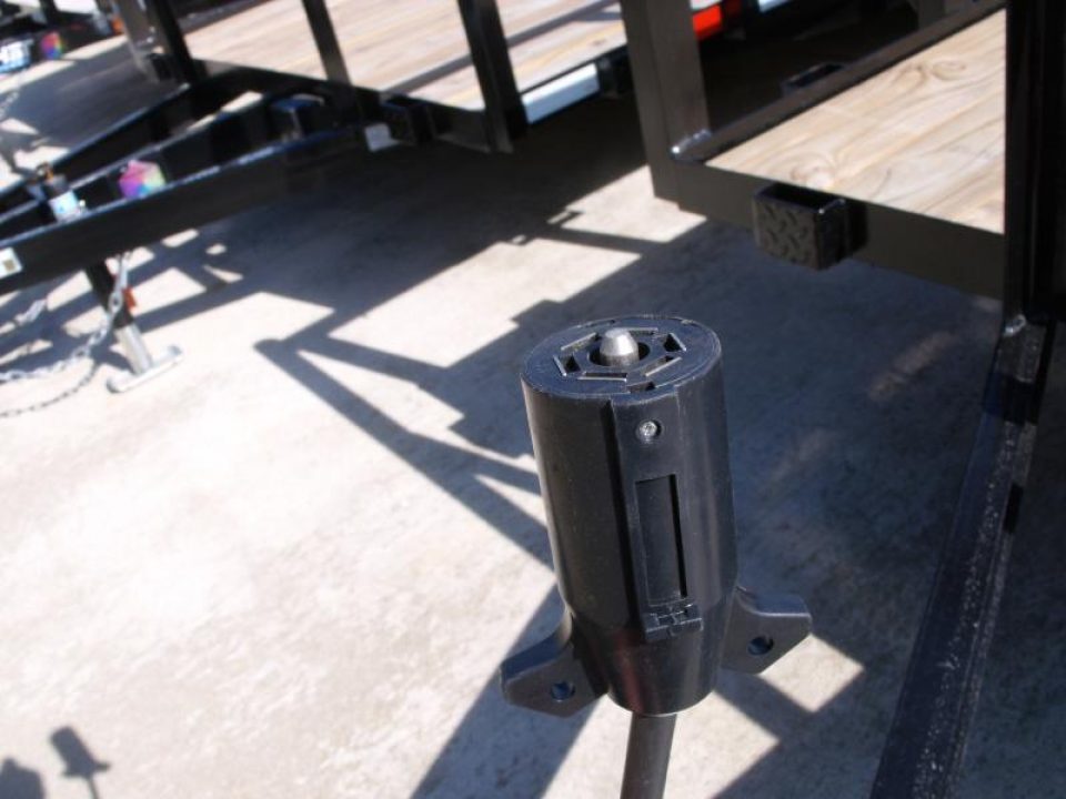 New SALE SALE SALE  Utility Trailer 83" X 16 Pipe Rail Top 7000 GVWR   Brakes Wood Deck