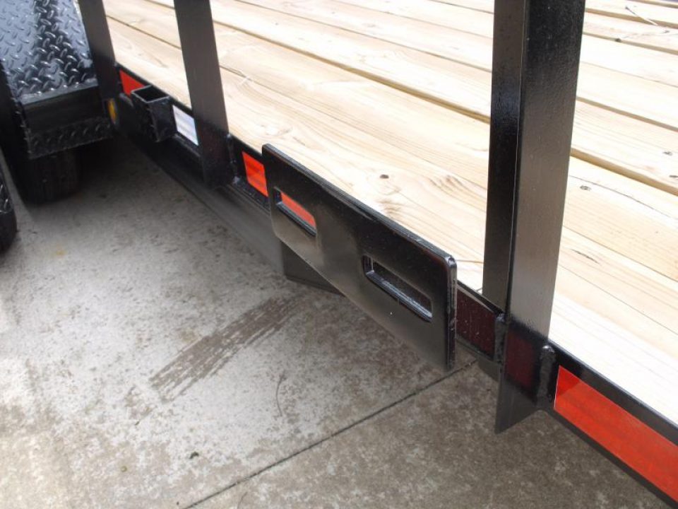 New SALE SALE SALE  Utility Trailer 83" X 16 Pipe Rail Top 7000 GVWR   Brakes Wood Deck