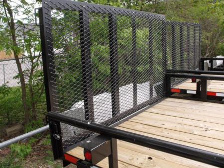 New SALE SALE SALE  Utility Trailer 83" X 16 Pipe Rail Top 7000 GVWR   Brakes Wood Deck