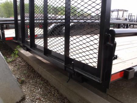 New SALE SALE SALE  Utility Trailer 83" X 16 Pipe Rail Top 7000 GVWR   Brakes Wood Deck