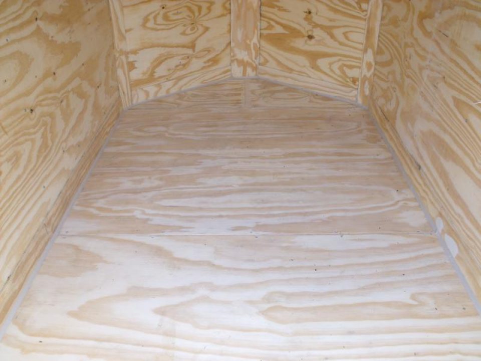 New Huge Sale While They Last  !!!  Enclosed Trailer 5 x 8 Enclosed Cargo Trailer RAMP  DOOR  Silver Mist  In Color 60" Interior