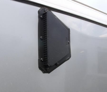 New Huge Sale While They Last  !!!  Enclosed Trailer 5 x 8 Enclosed Cargo Trailer RAMP  DOOR  Silver Mist  In Color 60" Interior