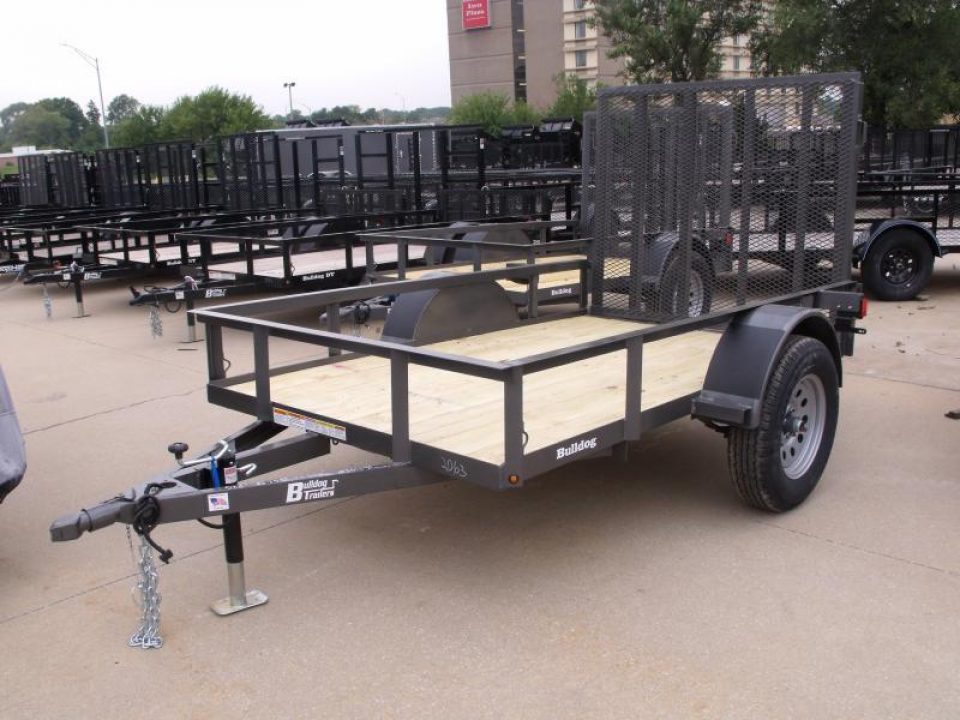 New 5 x 8 Utility Trailer 4' Ramp