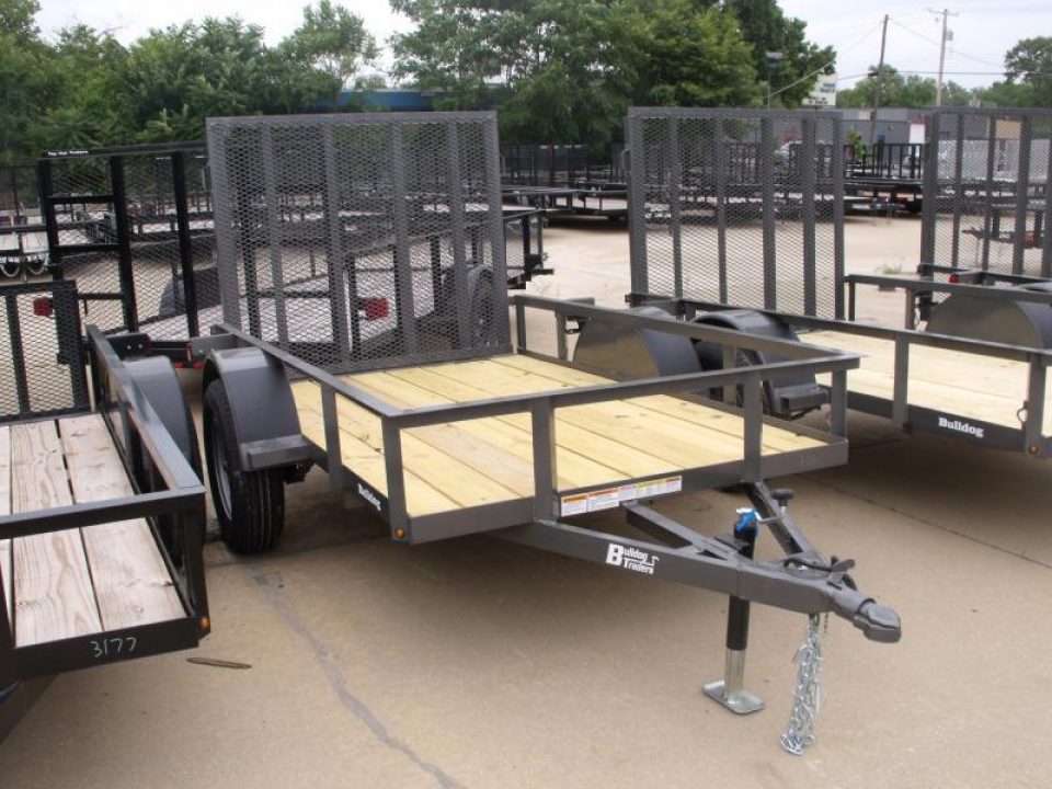 New 5 x 8 Utility Trailer 4' Ramp