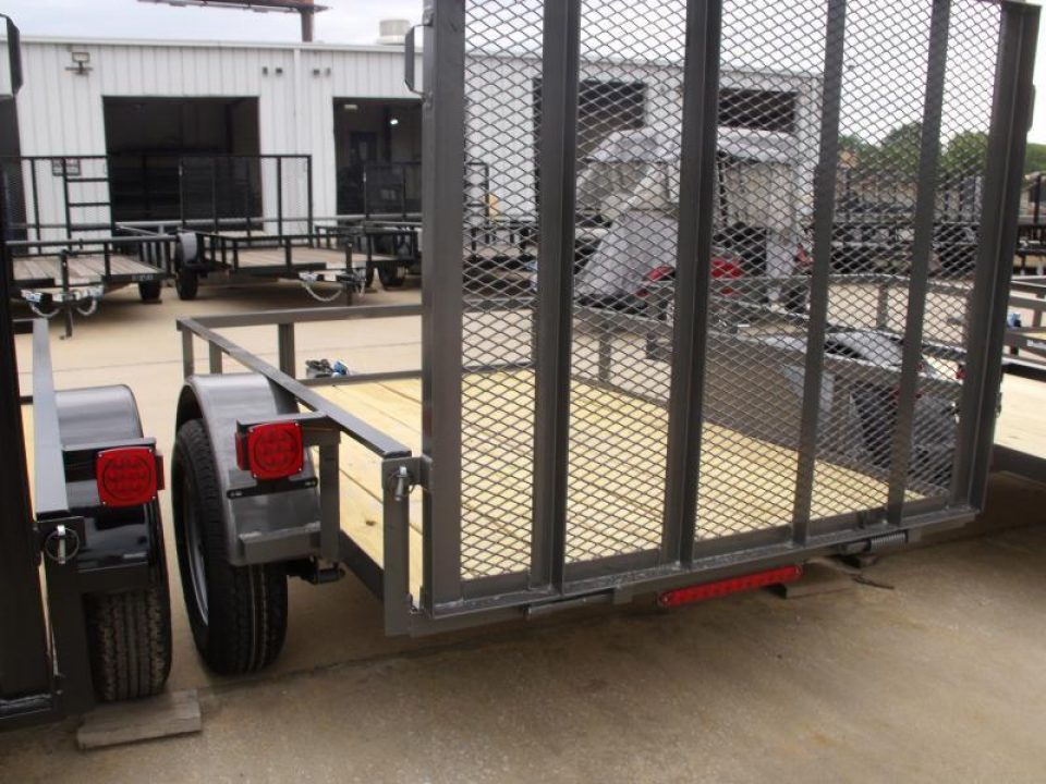New 5 x 8 Utility Trailer 4' Ramp