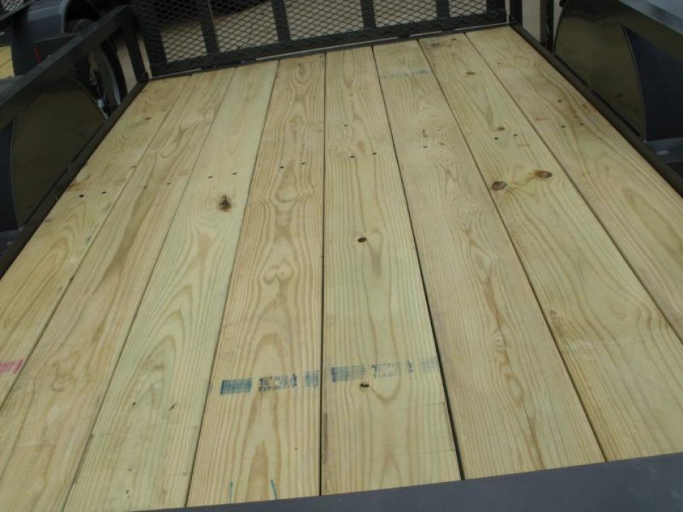 New 5 x 8 Utility Trailer 4' Ramp