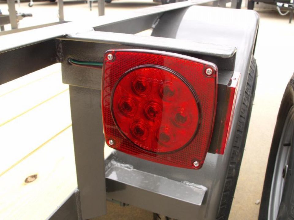 New 5 x 8 Utility Trailer 4' Ramp