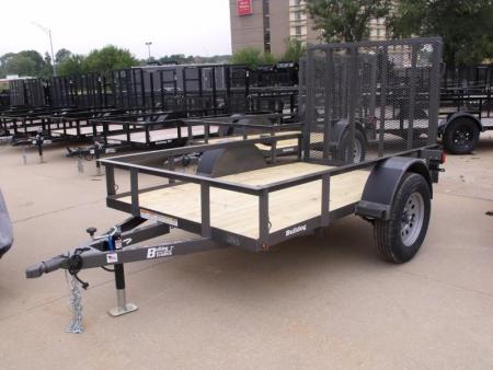 New 5 x 8 Utility Trailer 4' Ramp