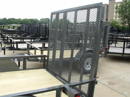New 5 x 8 Utility Trailer 4' Ramp