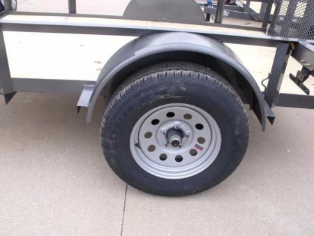 New 5 x 8 Utility Trailer 4' Ramp