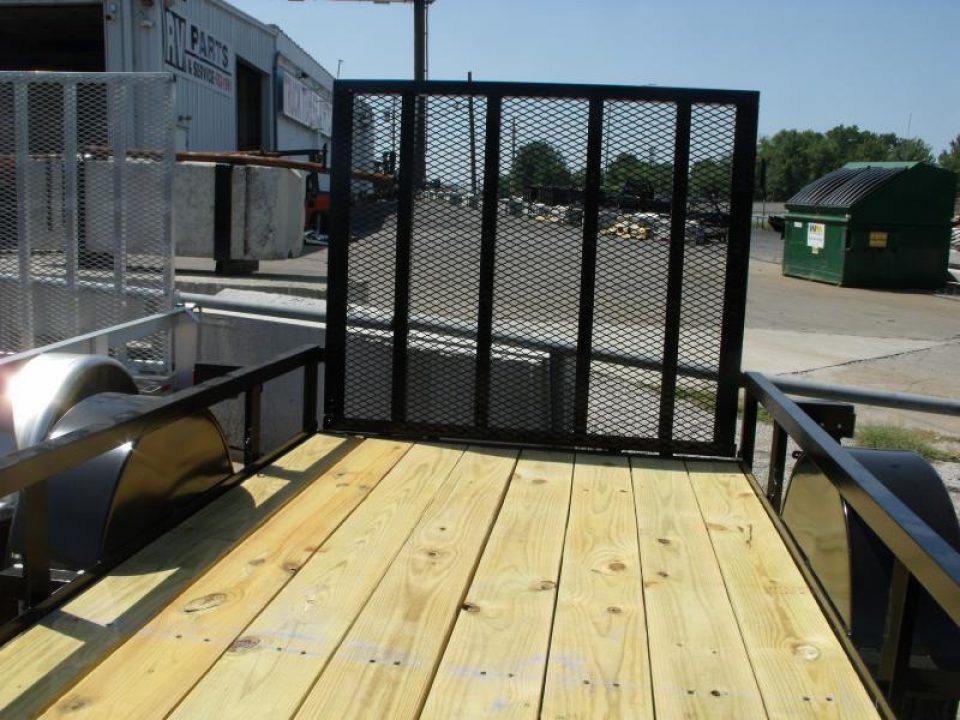 New 5 x 10 Utility Trailer 4' Ramp