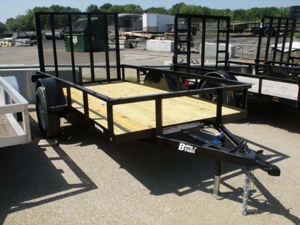 New 5 x 10 Utility Trailer 4' Ramp
