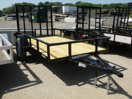 New 5 x 10 Utility Trailer 4' Ramp