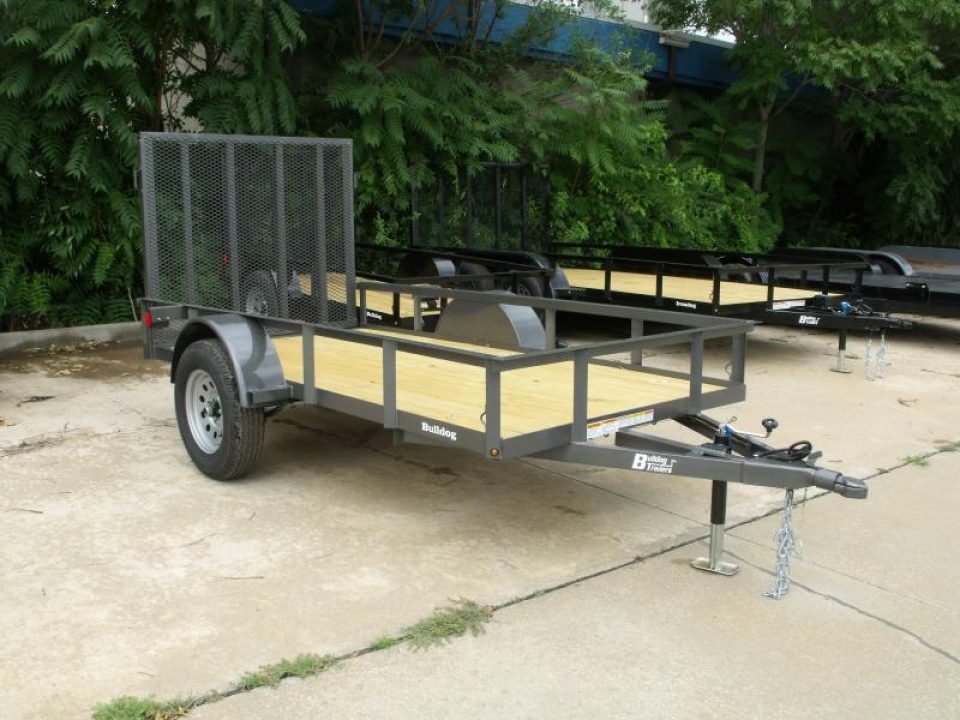 New 5 x 10 Utility Trailer 4' Ramp