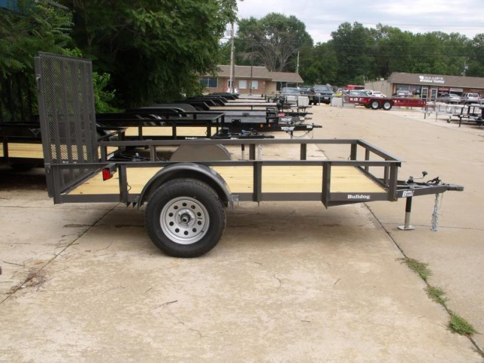 New 5 x 10 Utility Trailer 4' Ramp