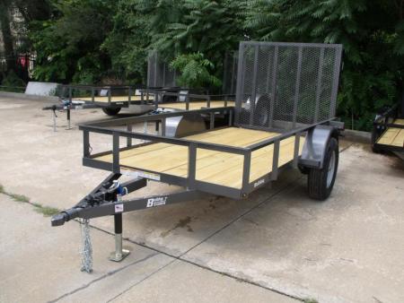 New 5 x 10 Utility Trailer 4' Ramp