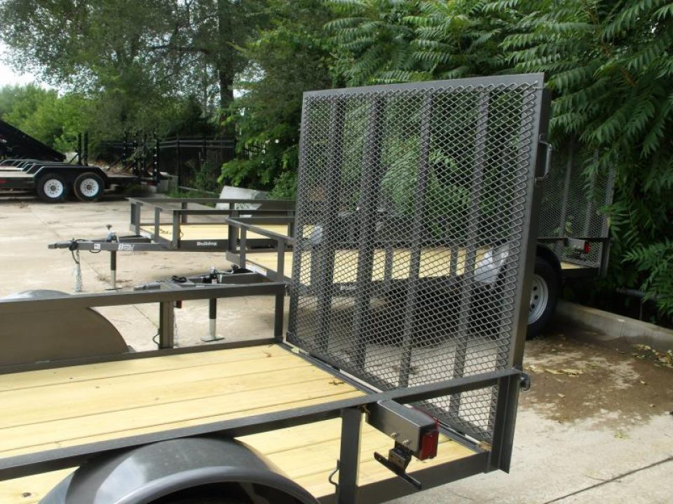 New 5 x 10 Utility Trailer 4' Ramp